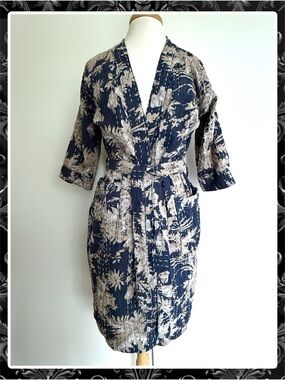 Handmade Indian Kantha 100% Cotton Robe